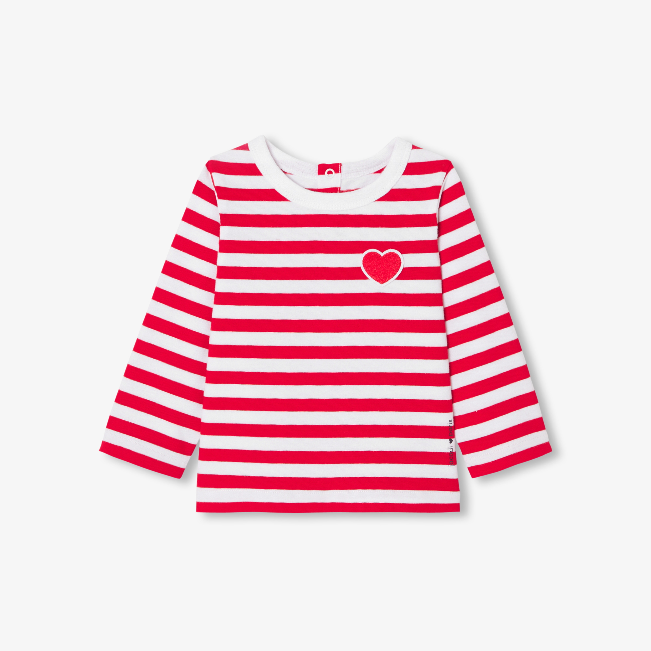 Marinière bébé fille en jersey épais Marinière bébé fille en jersey épais