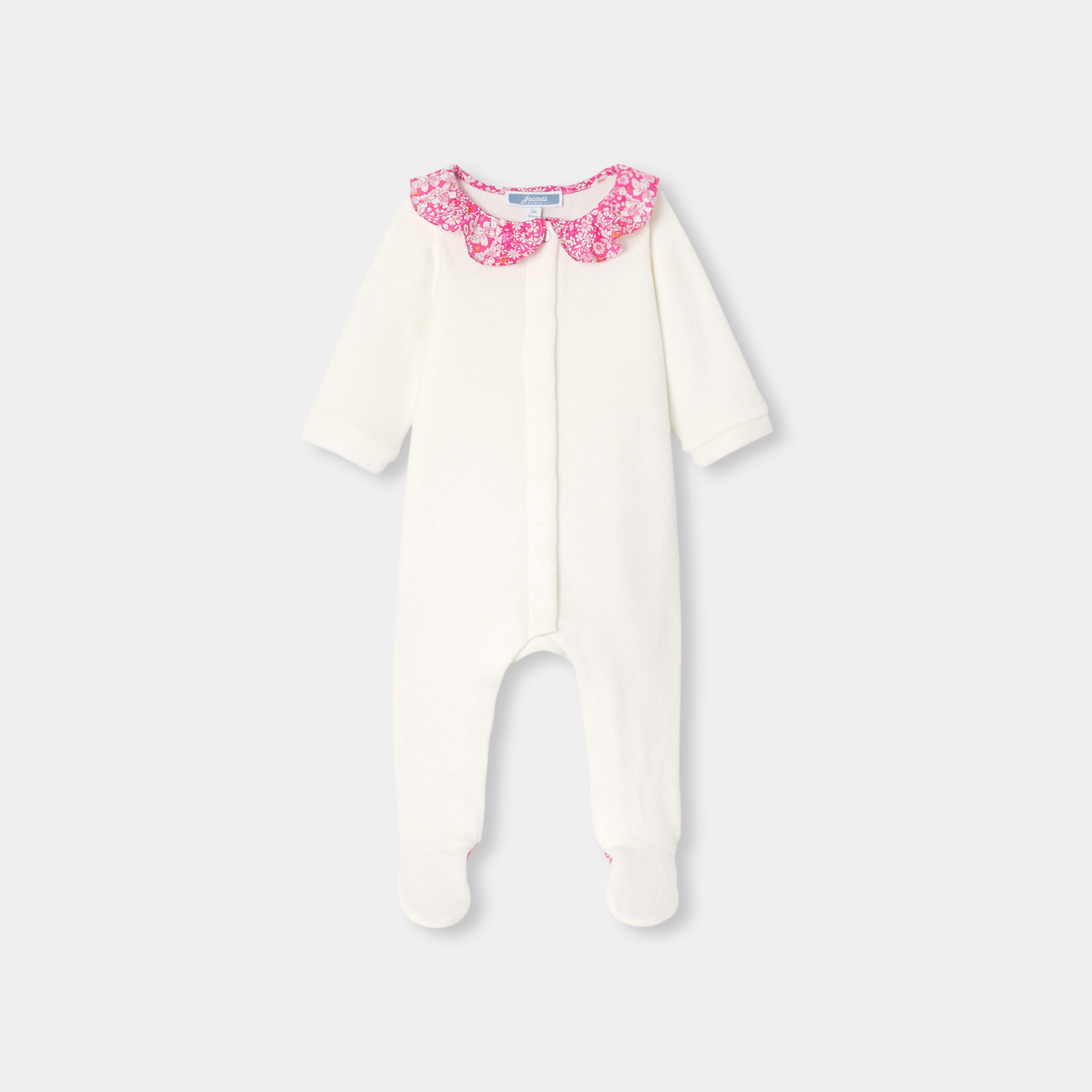 Pyjama bébé fille en velours Pyjama bébé fille en velours