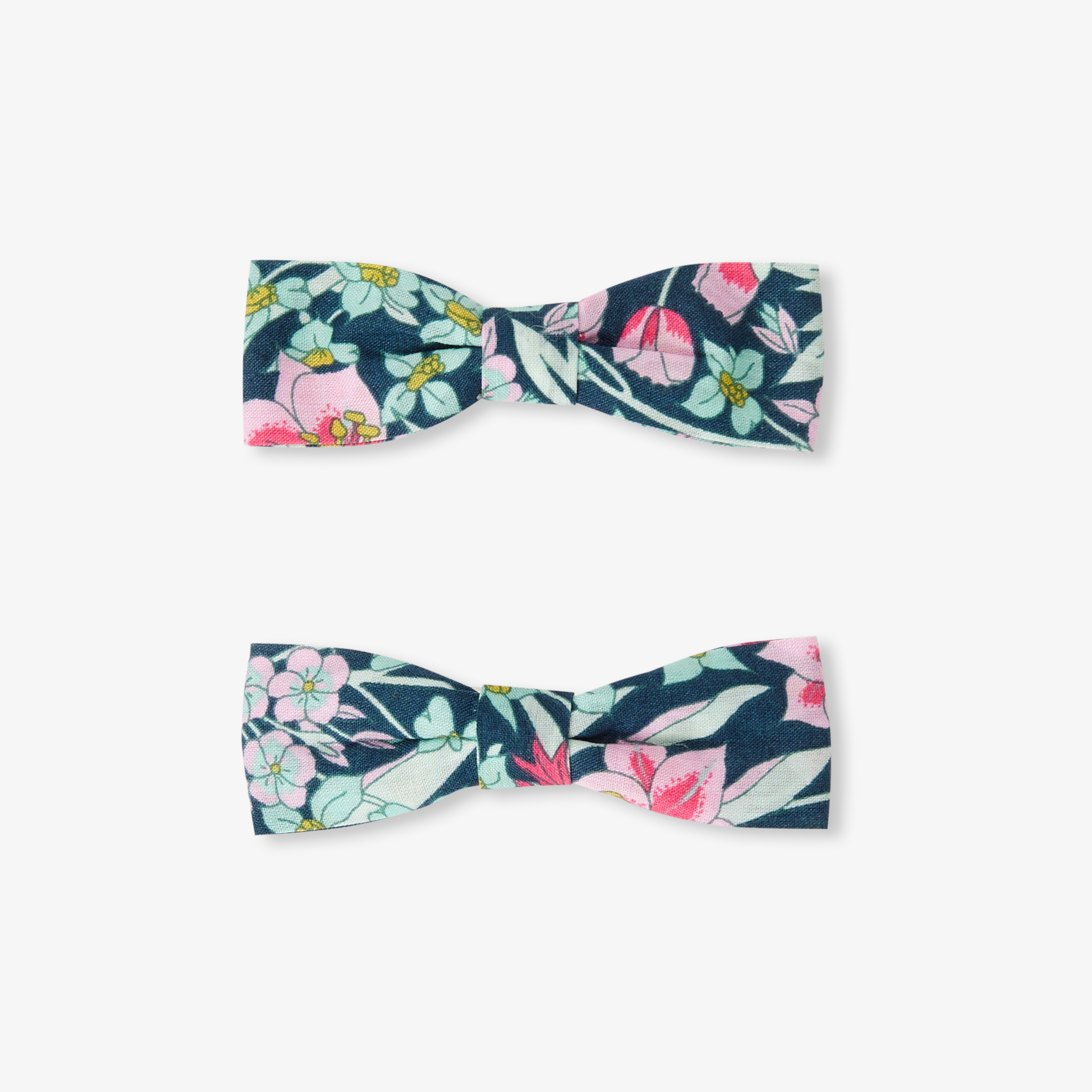 Duo de barrettes enfant fille en tissu Liberty