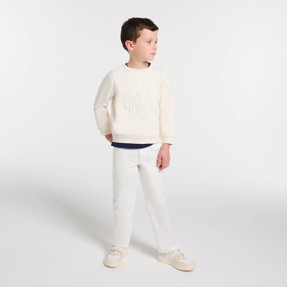 Pantalon chino enfant garçon en twill