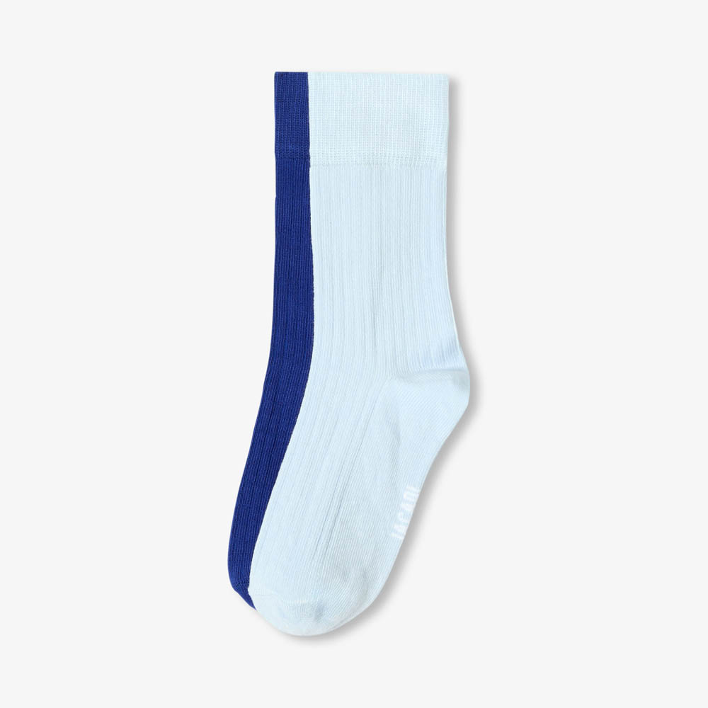 Duo de chaussettes enfant à côtes plates