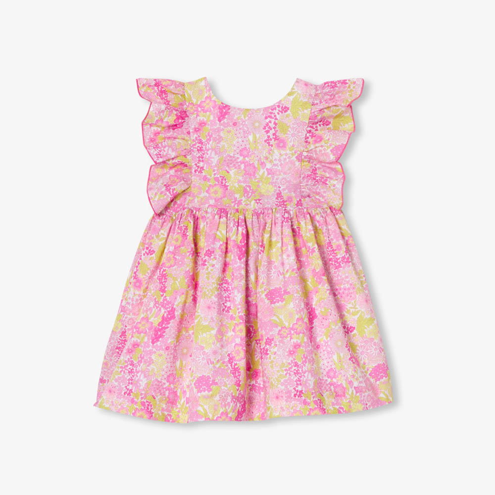 Robe bébé fille en tissu Liberty
