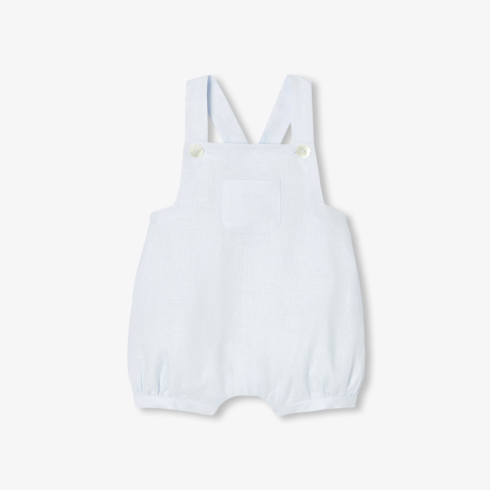 Salopette bébé en lin