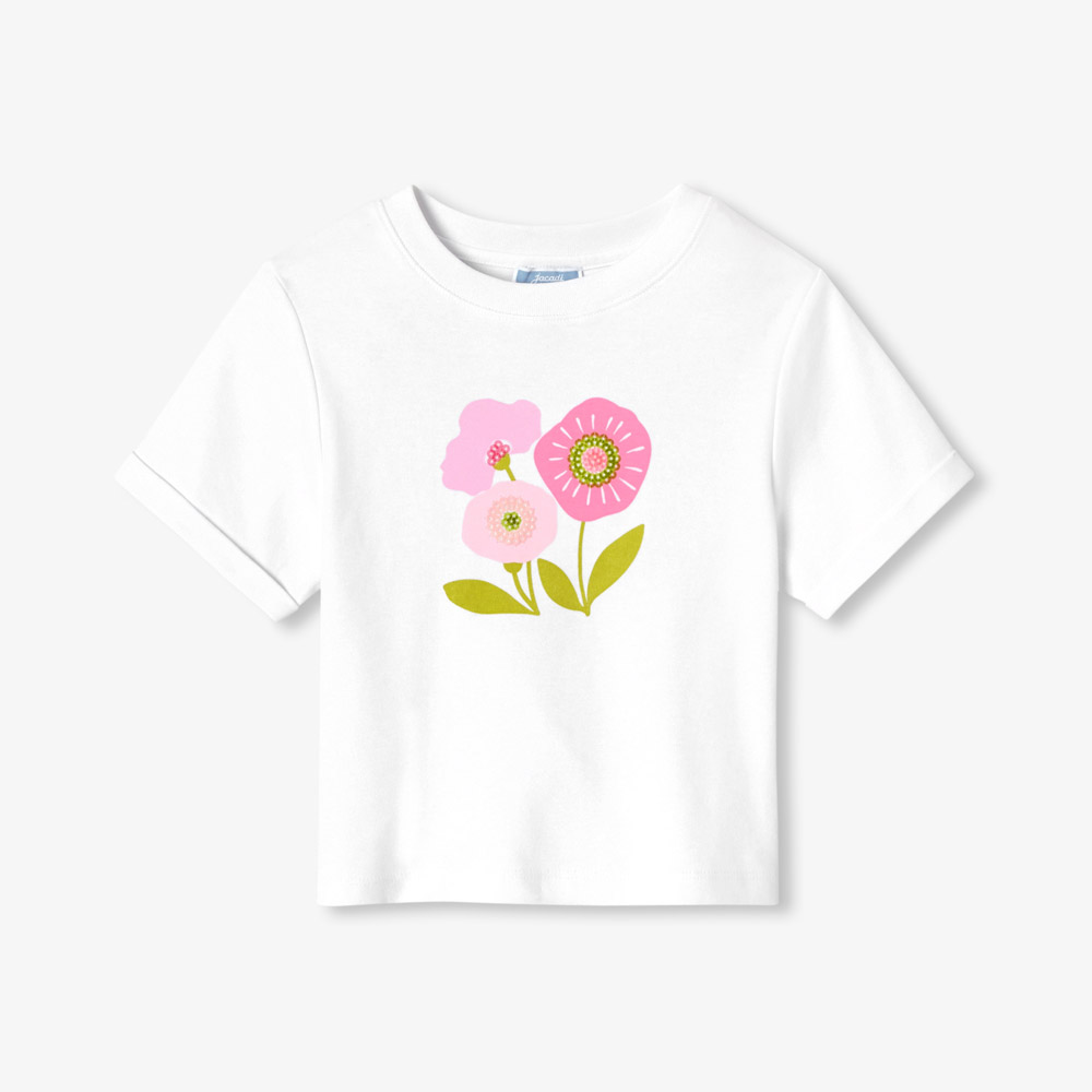 T-shirt enfant fille coupe boxy T-shirt enfant fille coupe boxy