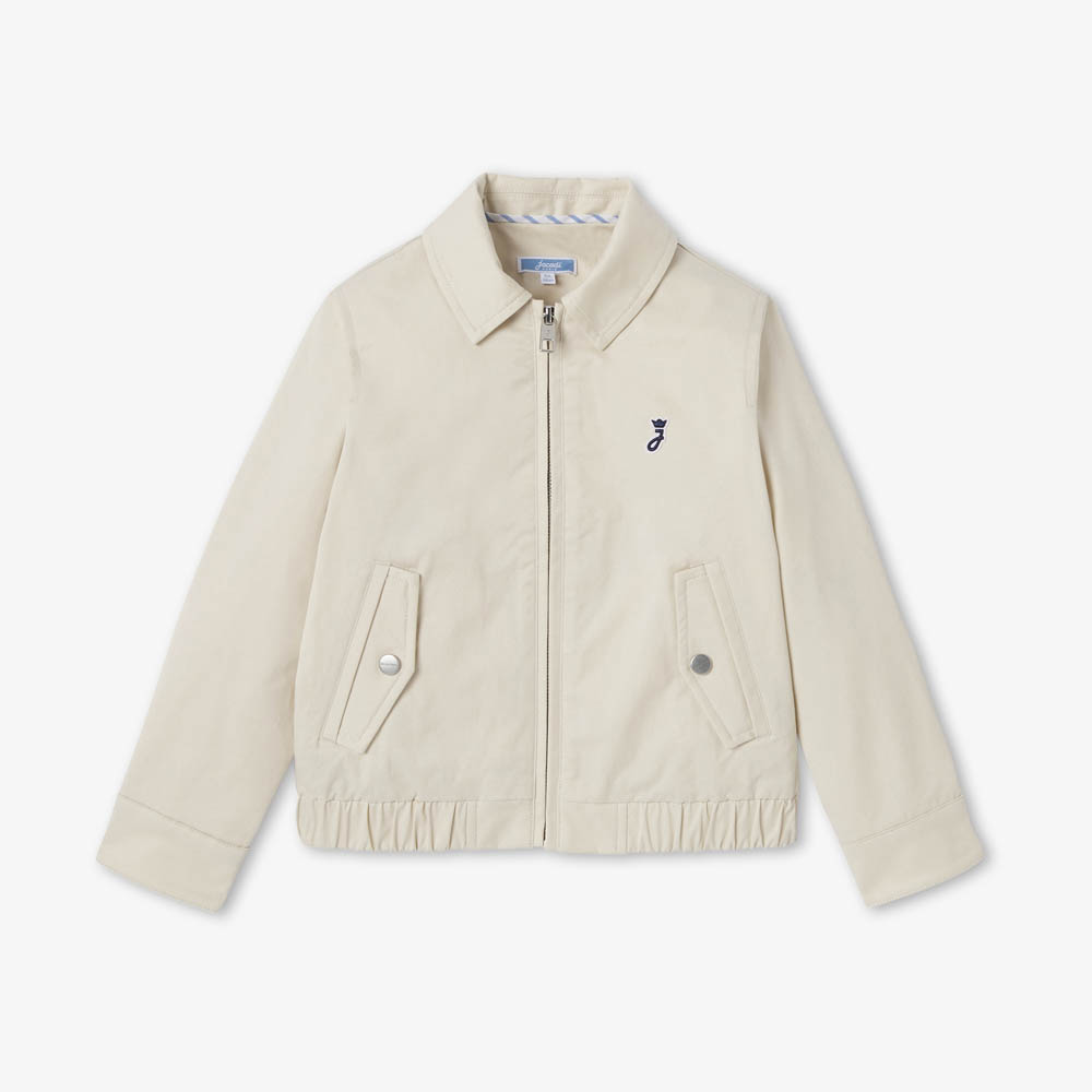 Veste Harrington enfant en twill léger