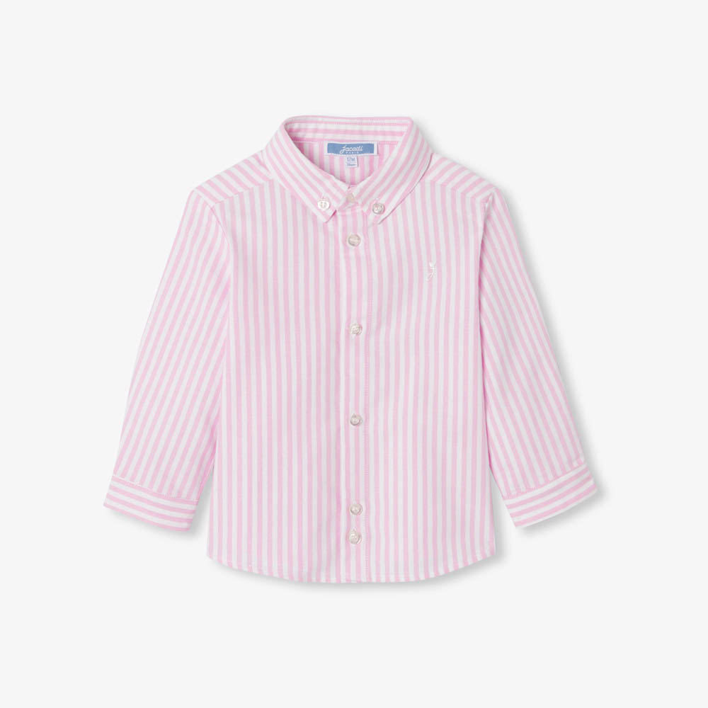 Chemise bébé garçon en oxford rayé