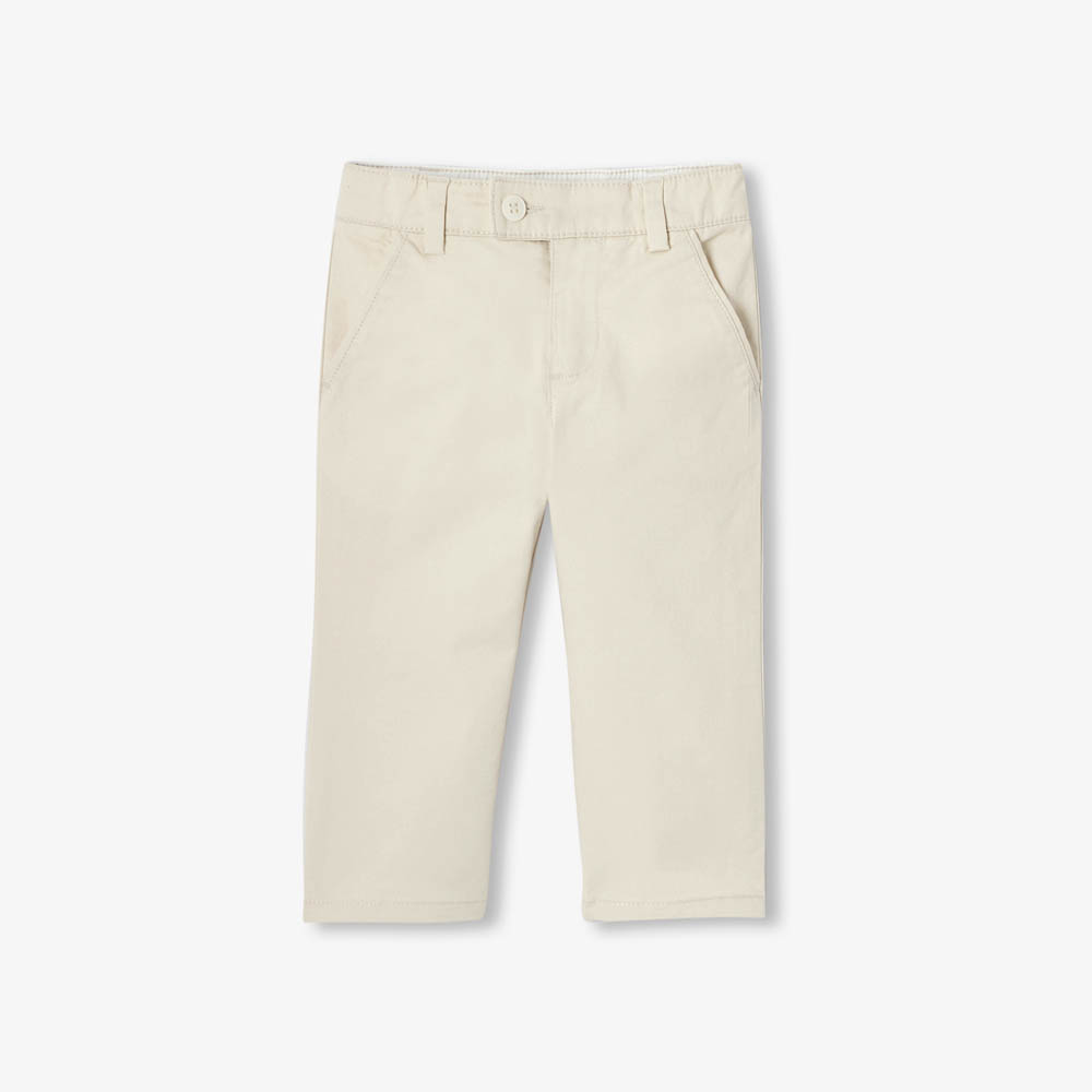 Pantalon bébé garçon en twill de coton