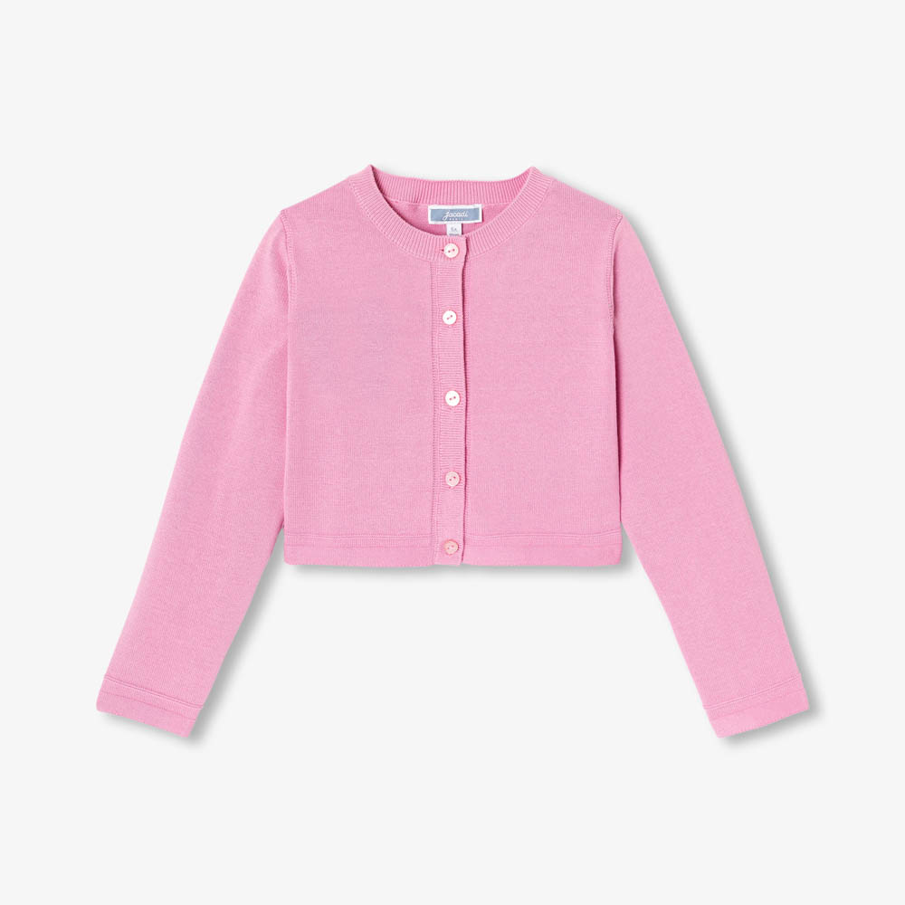 Cardigan enfant fille en jersey