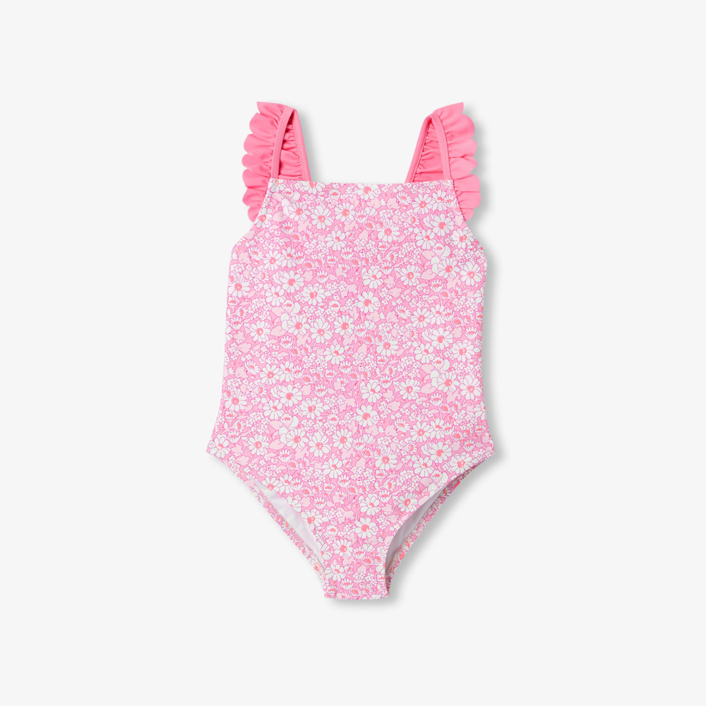 Maillot de bain 1 pièce enfant fille en tissu Liberty