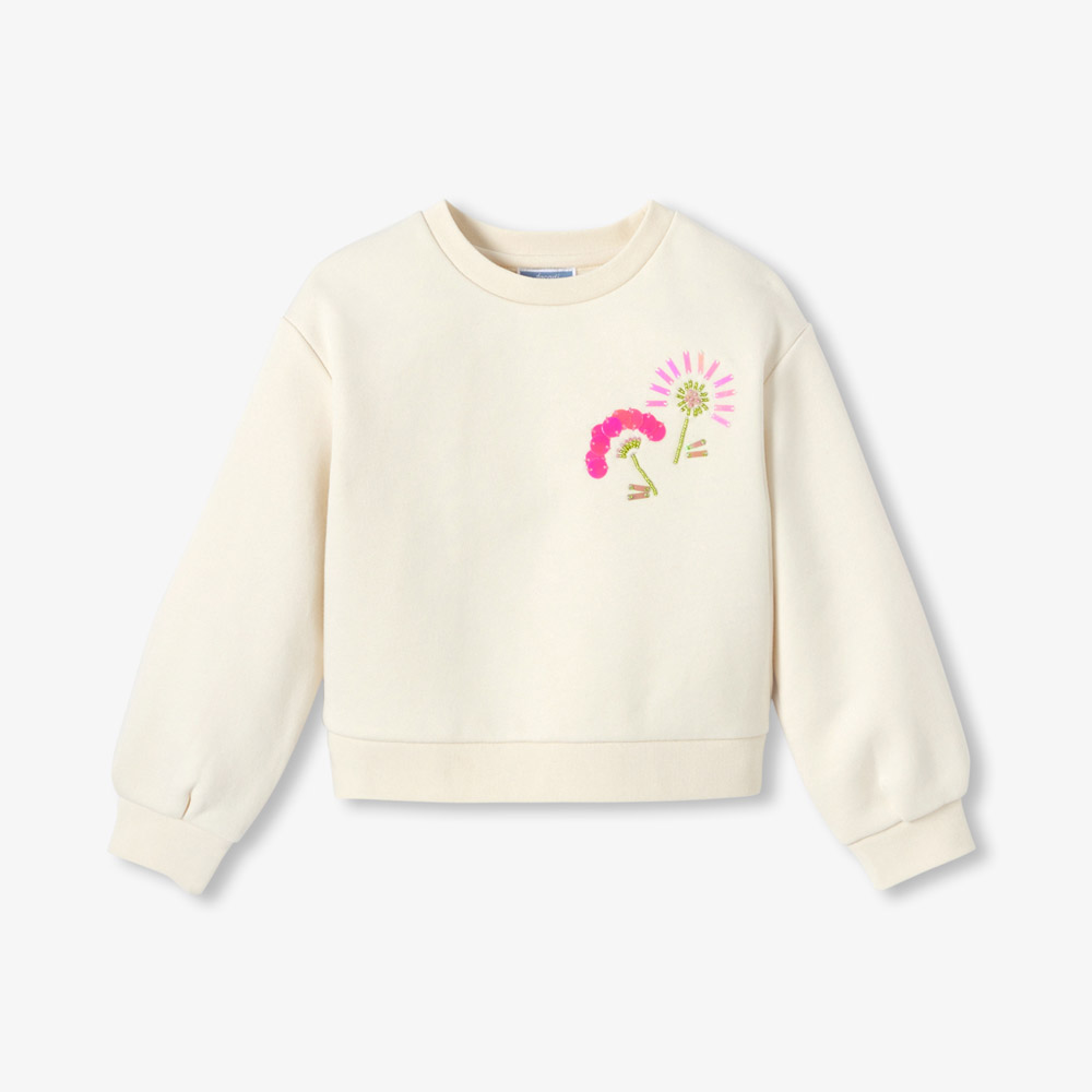 Sweat enfant fille en molleton
