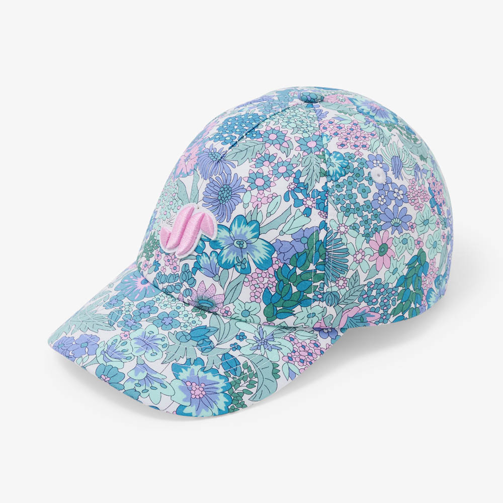 Casquette enfant fille en tissu Liberty