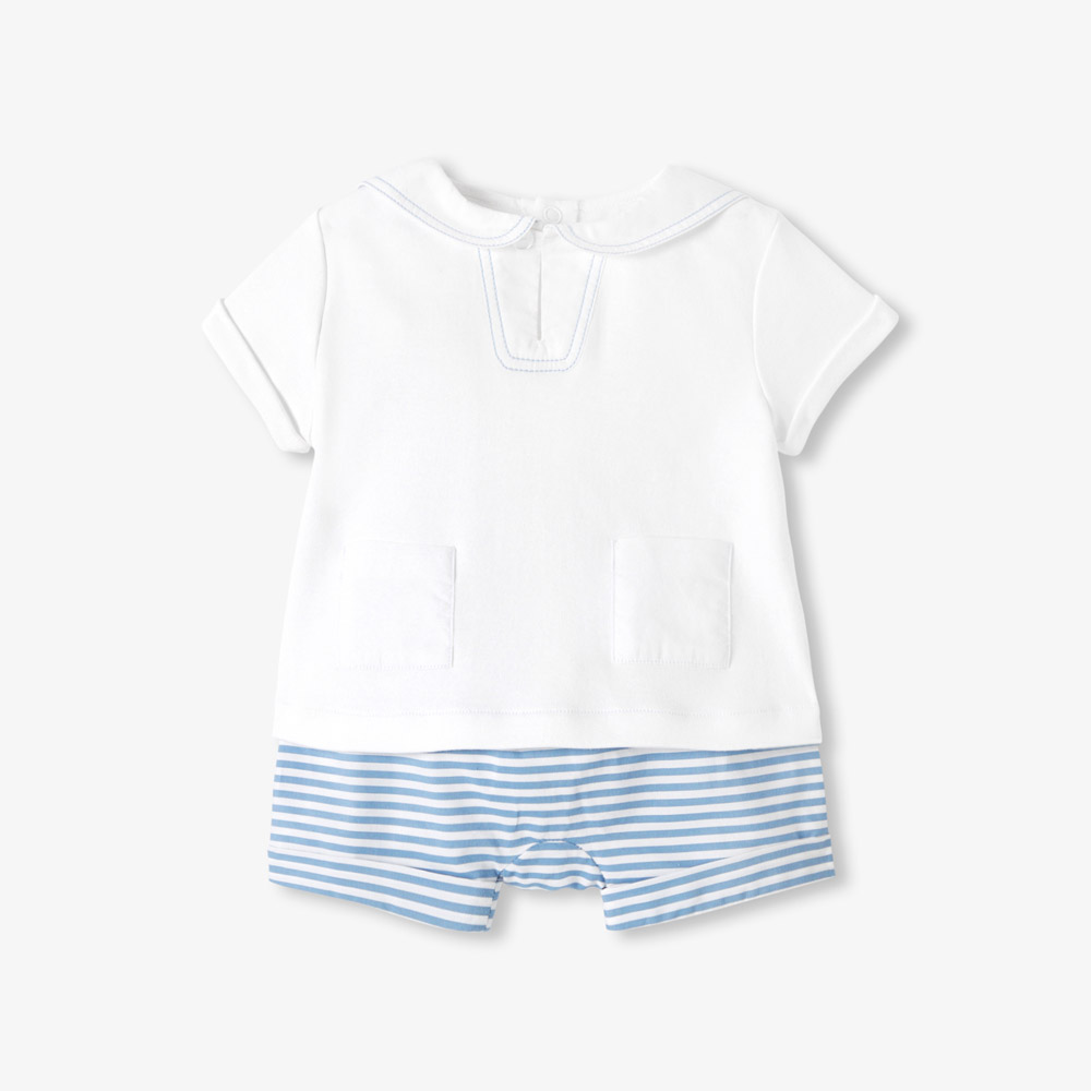 Ensemble short bébé garçon en coton