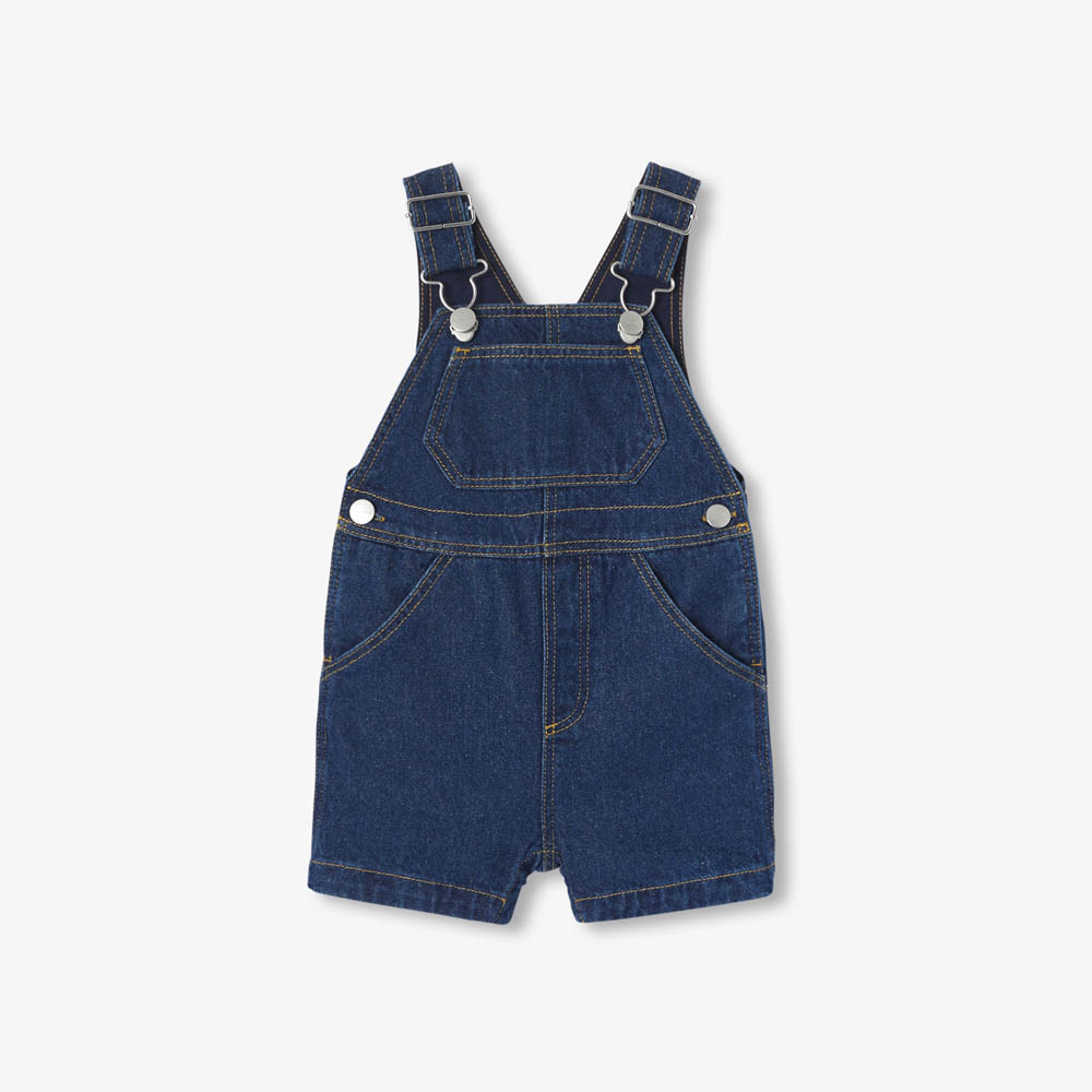 Salopette short bébé en jean