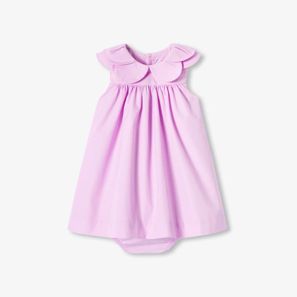 Robe bébé fille en popeline