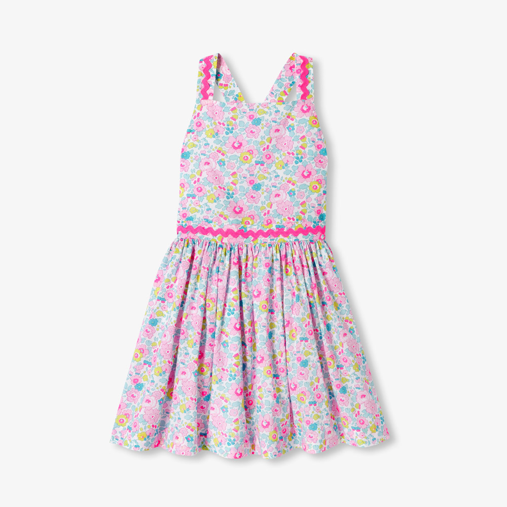 Robe enfant fille en tissu Liberty