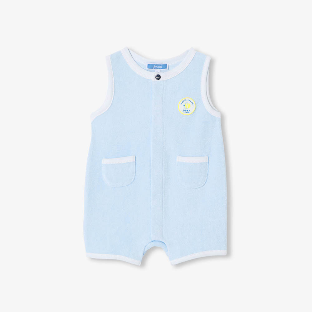 Barboteuse bébé garçon en éponge