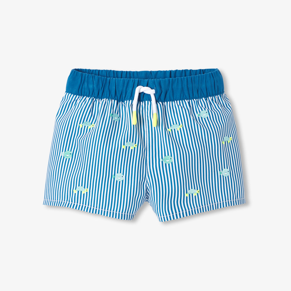 Short de bain bébé brodé Short de bain bébé brodé