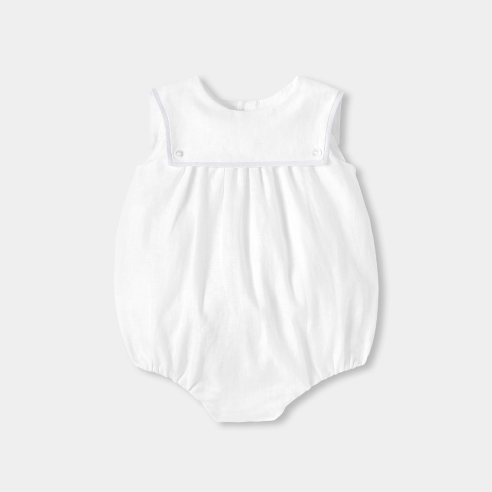 Barboteuse bébé en lin