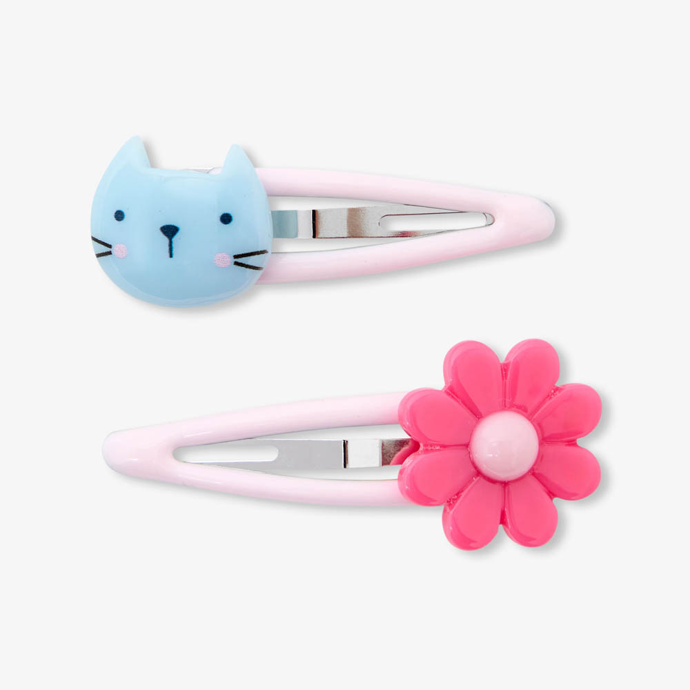 Duo de barrettes clic-clac bébé