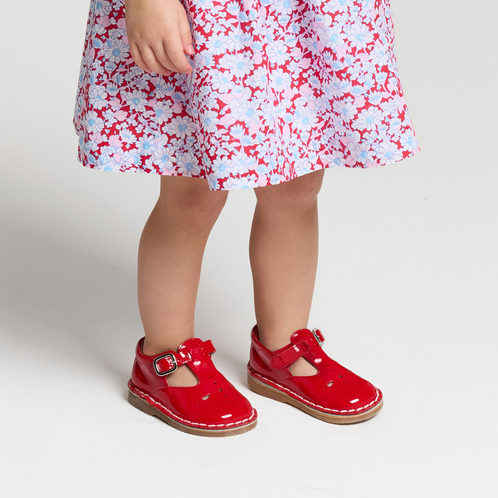 Salomés bébé fille en cuir verni