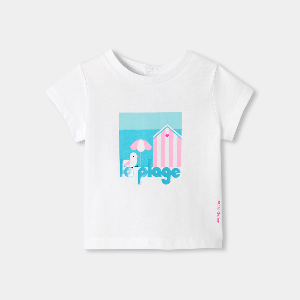 T-shirt bébé fille en coton T-shirt bébé fille en coton