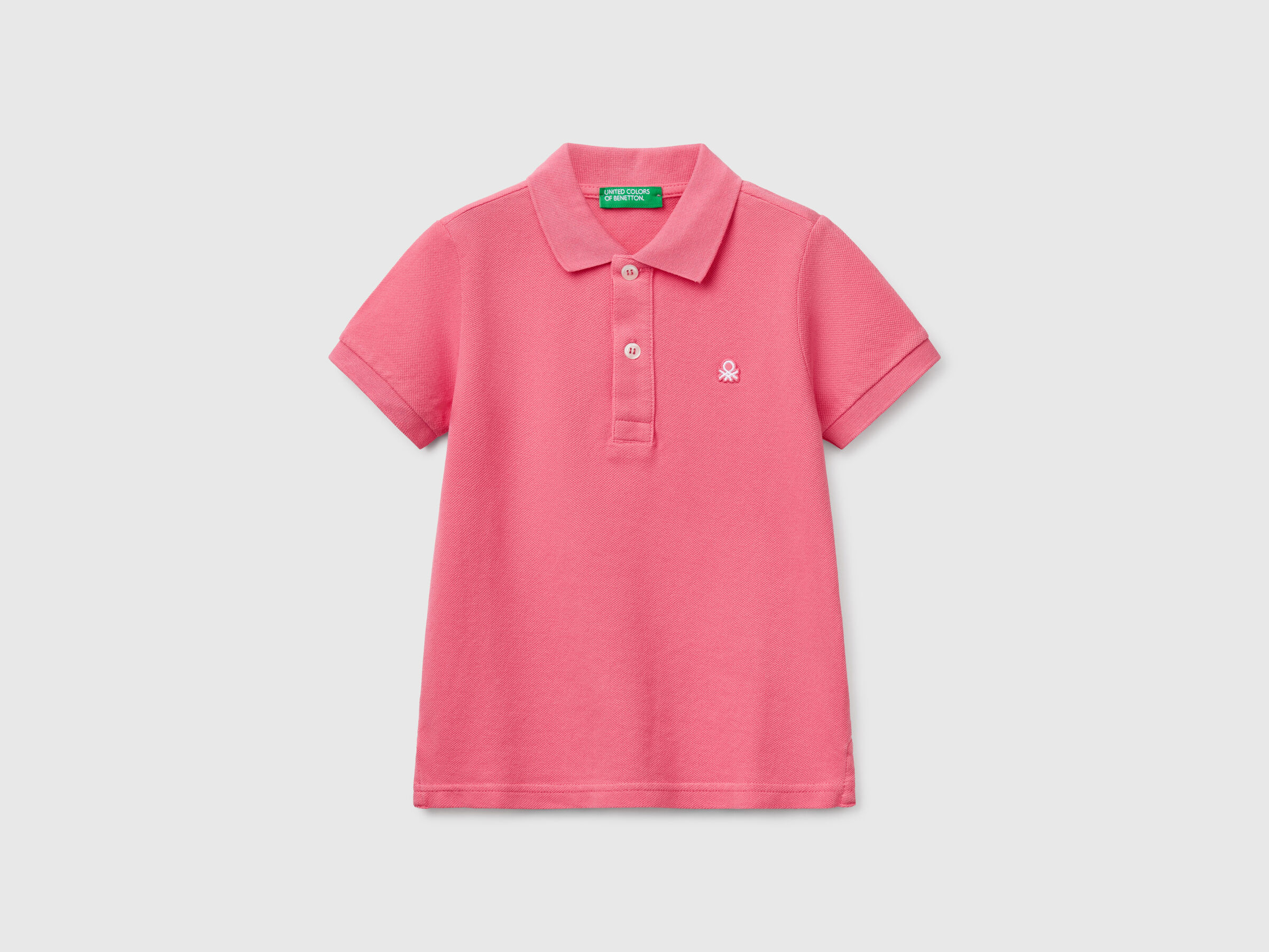 Polo à manches courtes en pur coton