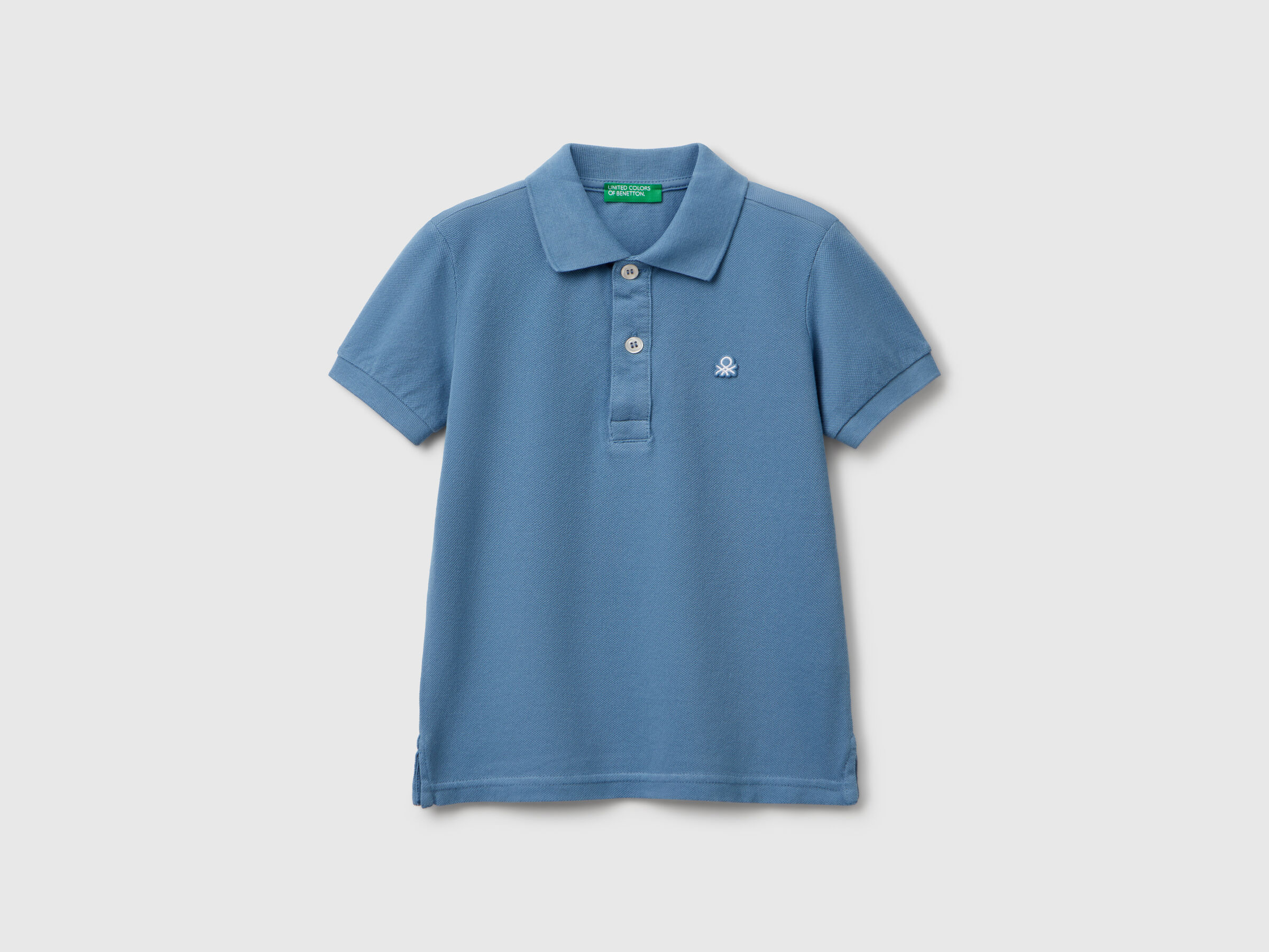 Polo à manches courtes en pur coton
