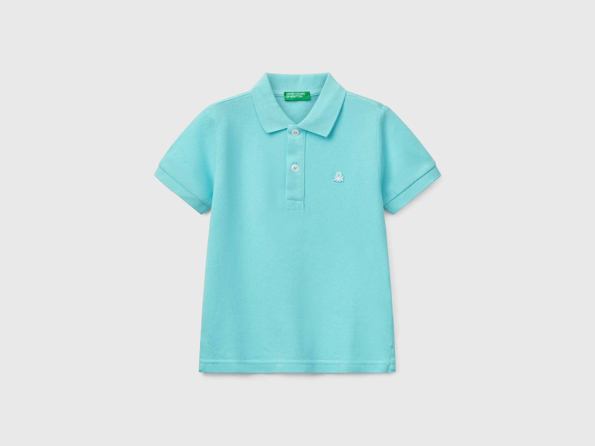 Polo à manches courtes en pur coton