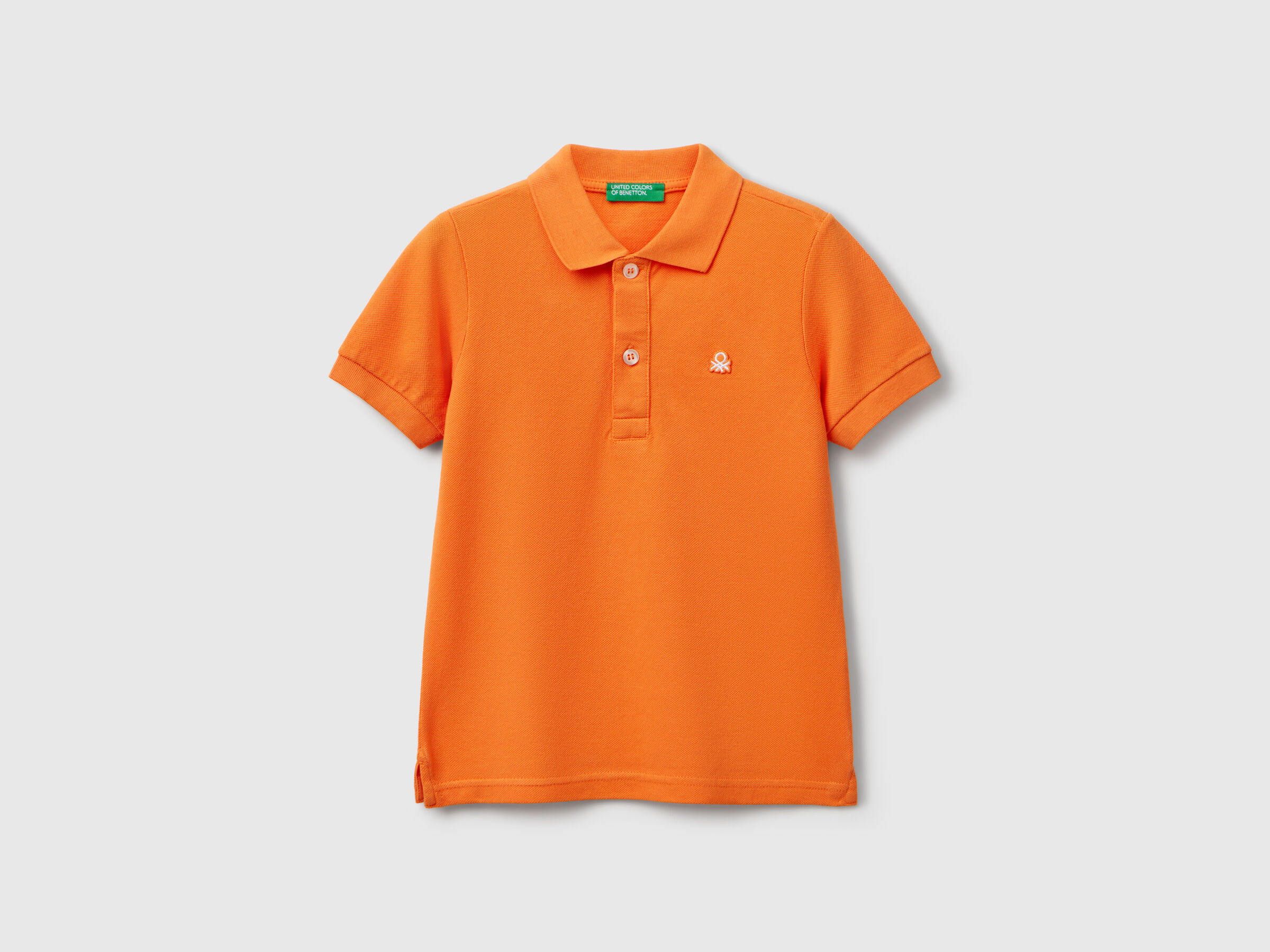 Polo à manches courtes en pur coton