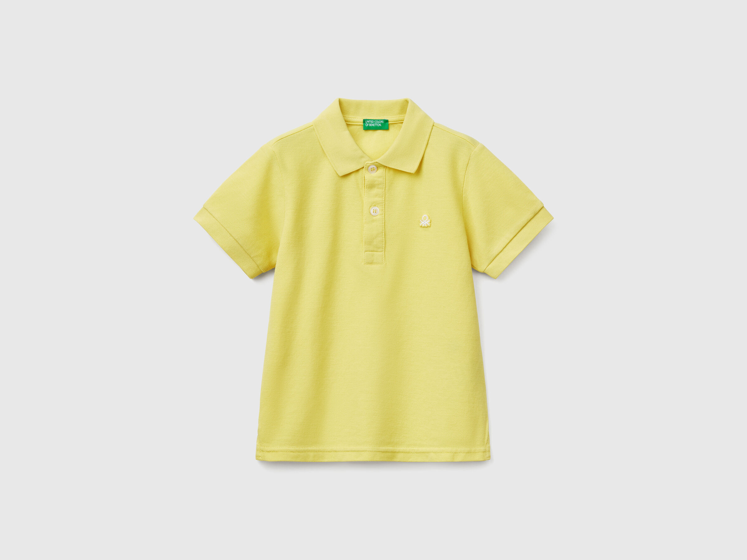 Polo à manches courtes en pur coton