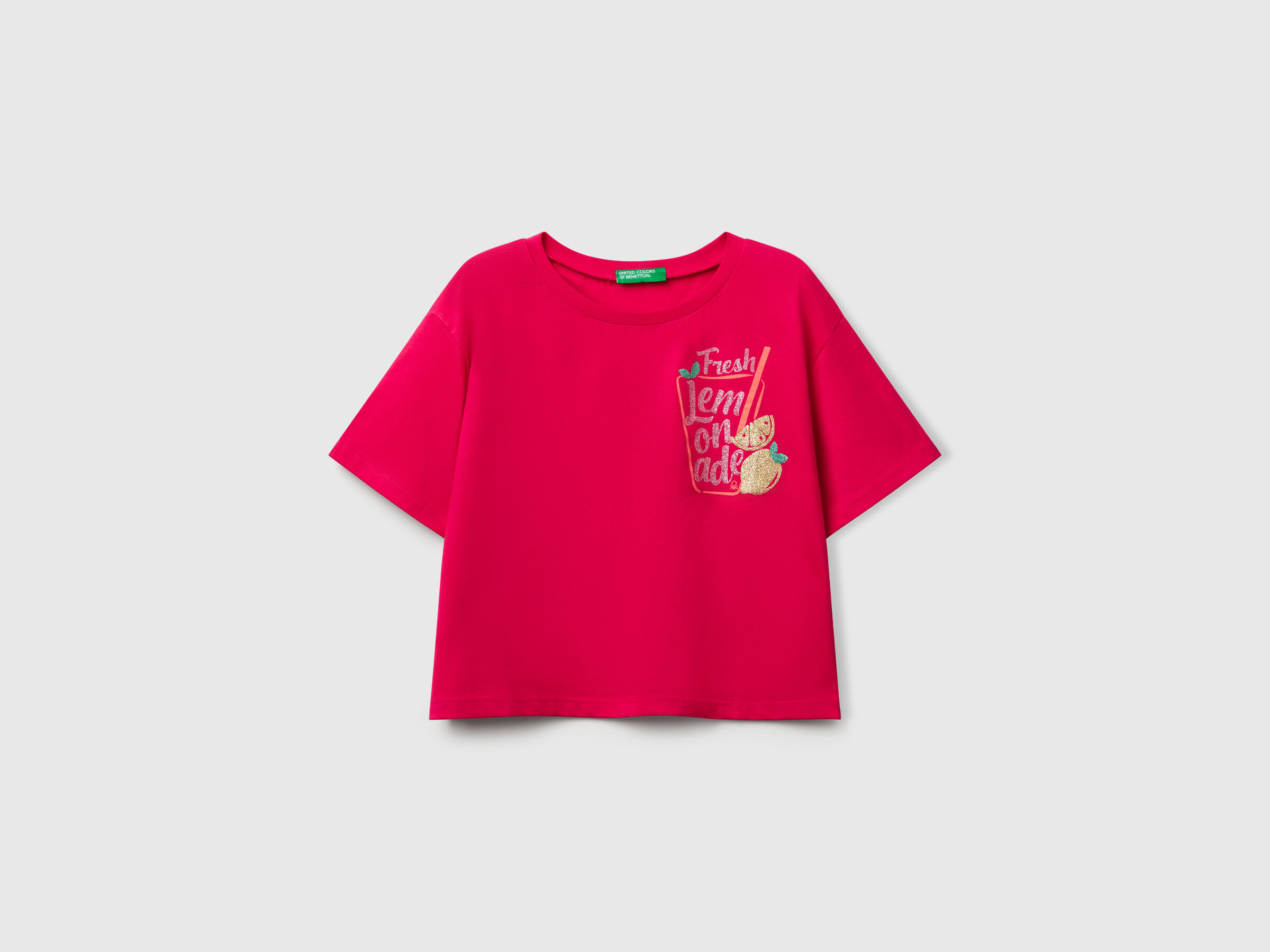 T-shirt avec imprimé pailleté
