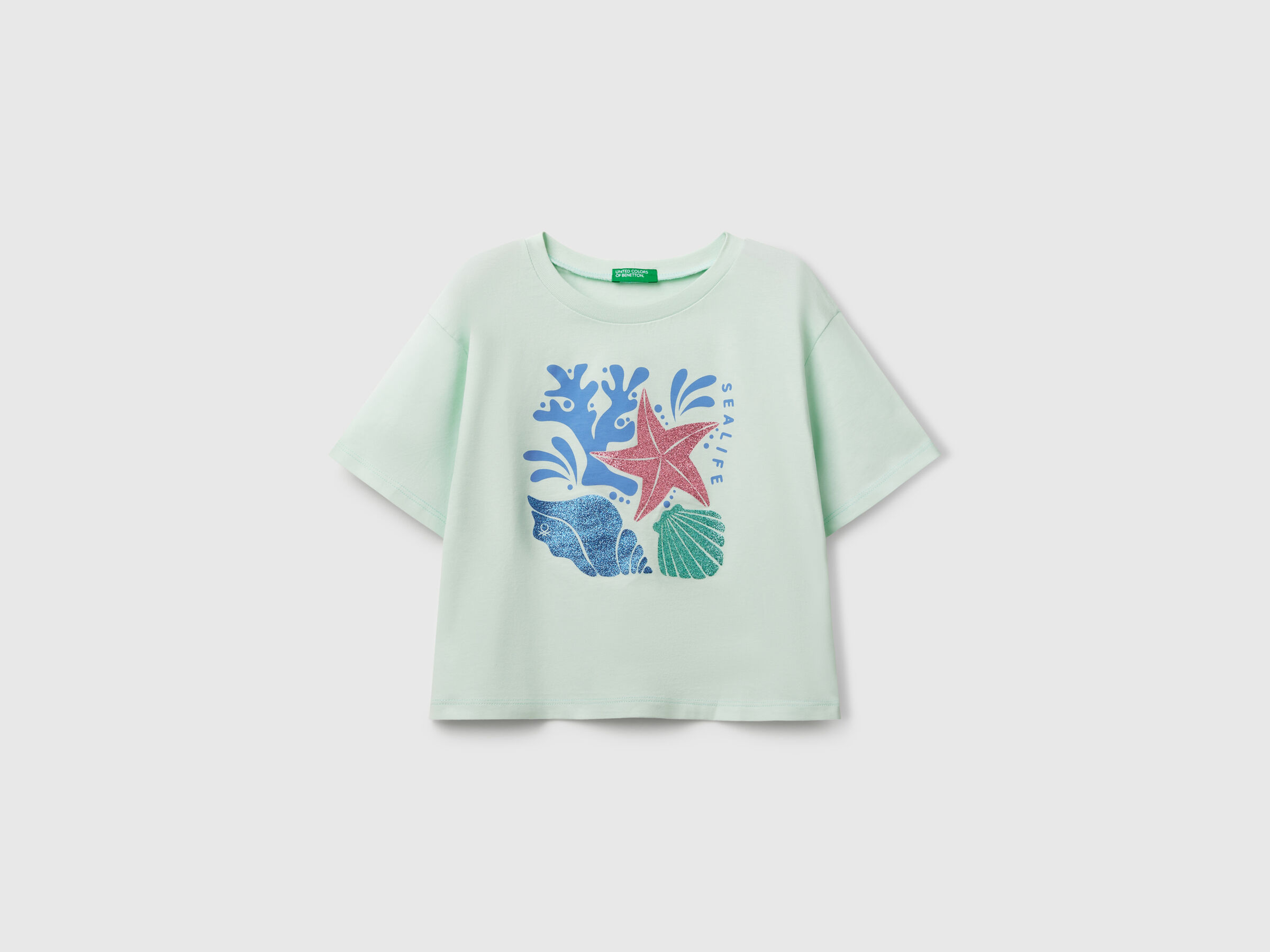T-shirt avec imprimé pailleté