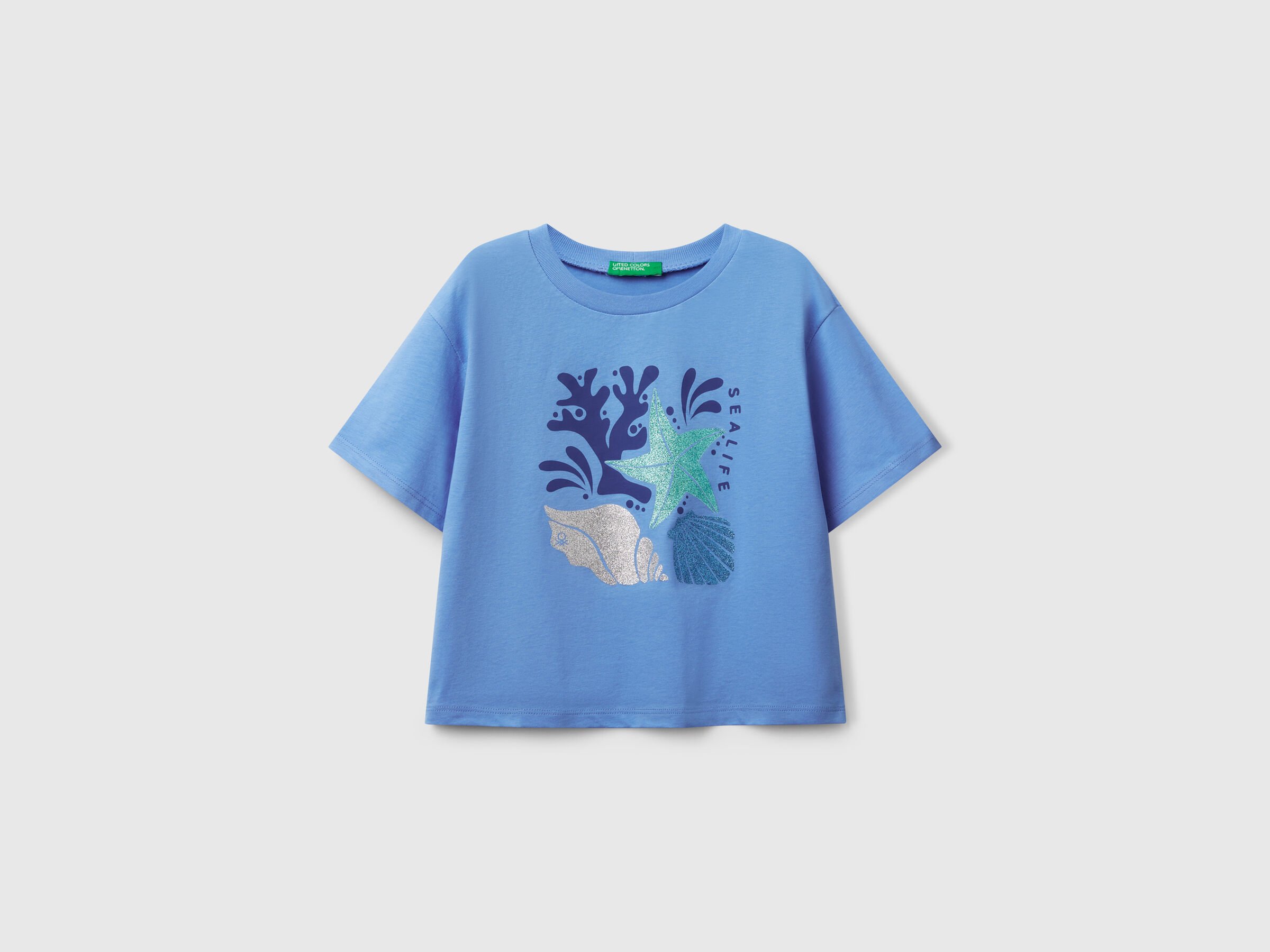 T-shirt avec imprimé pailleté