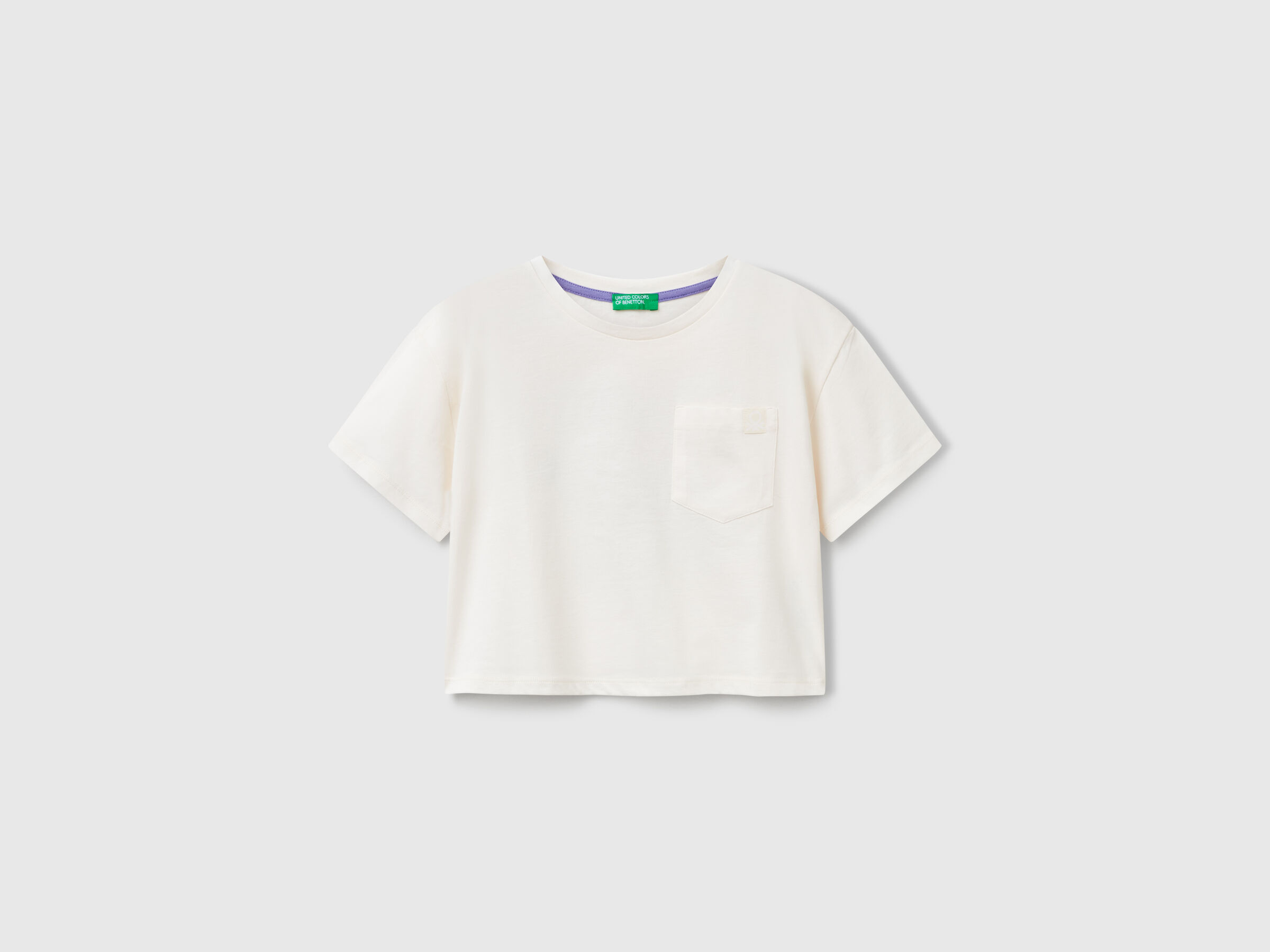 T-shirt coupe boxy avec imprimé au dos