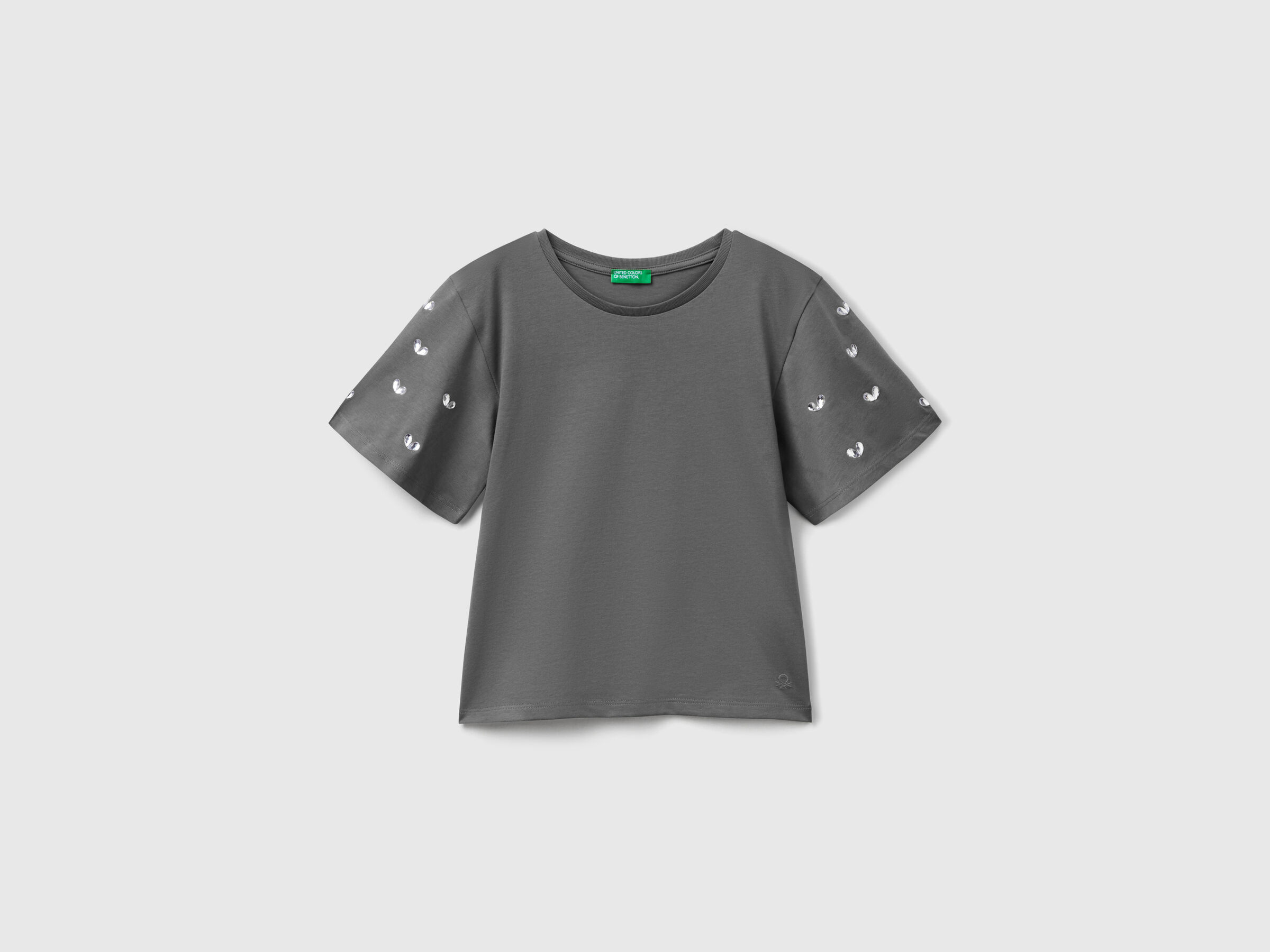 T-shirt manches strass