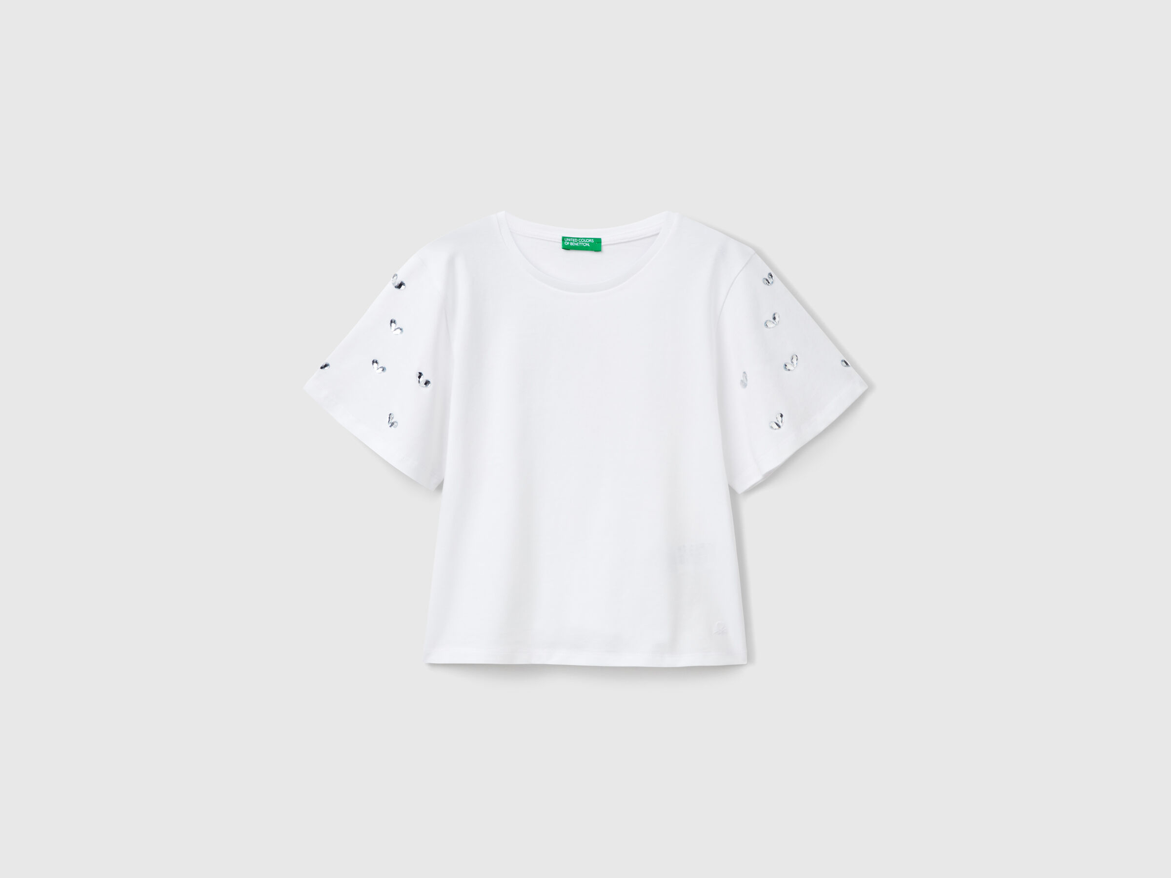 T-shirt manches strass