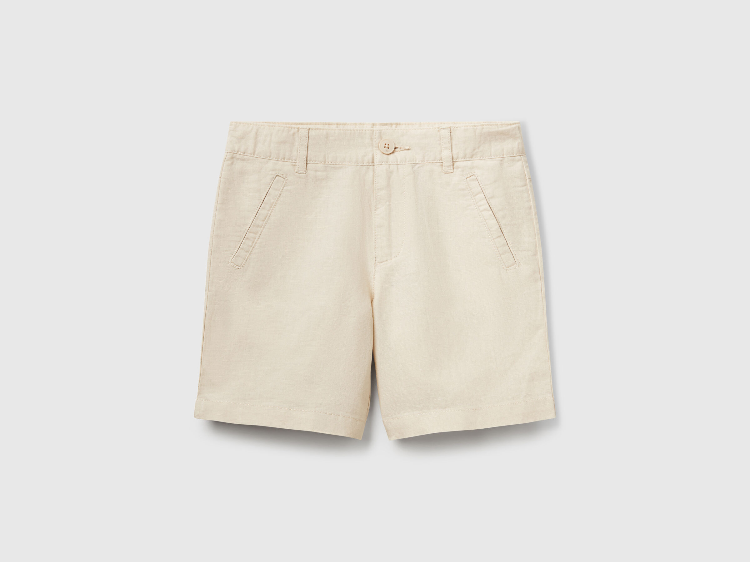 Short en lin mélangé