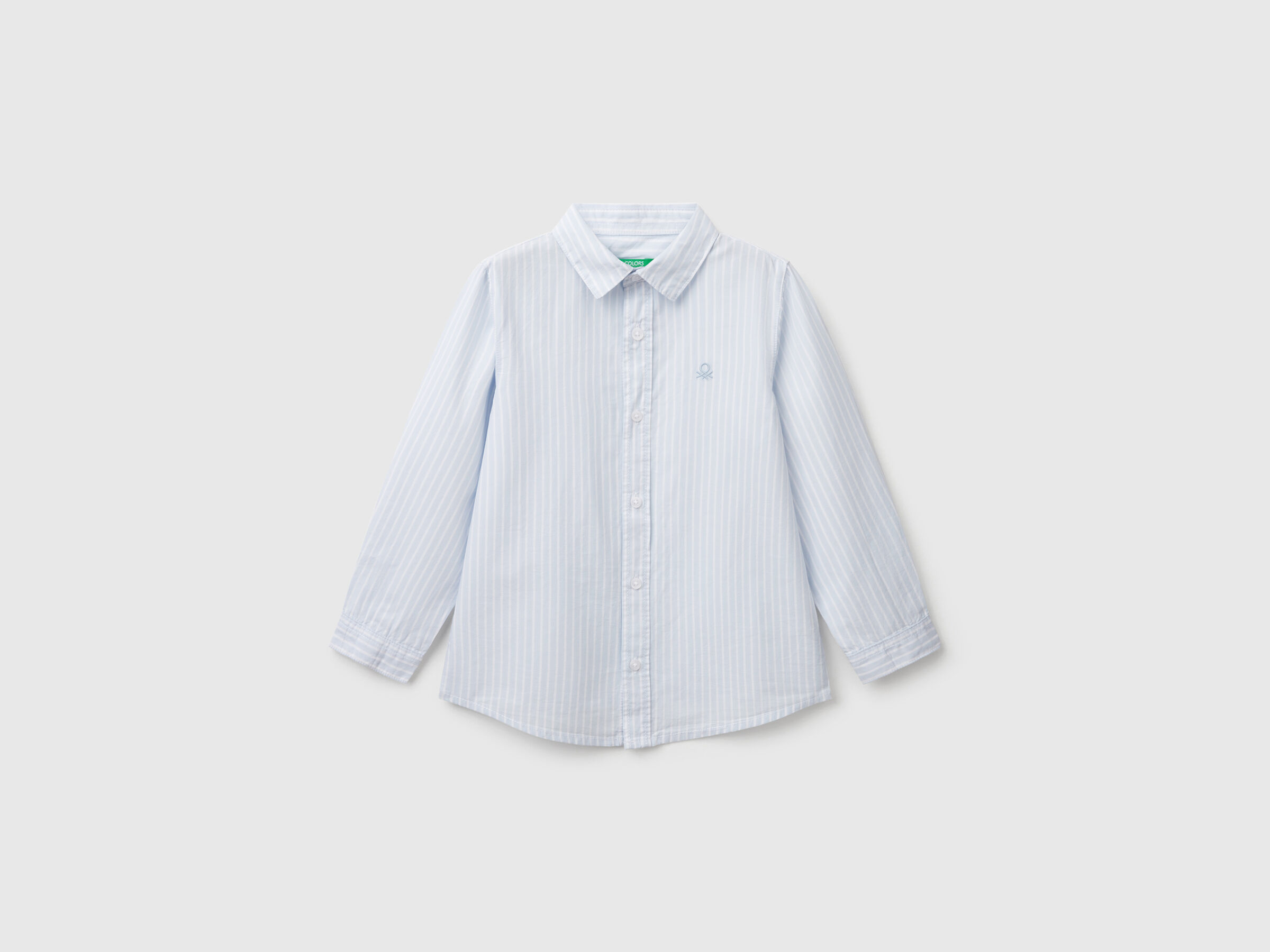 Chemise à rayures en pur coton