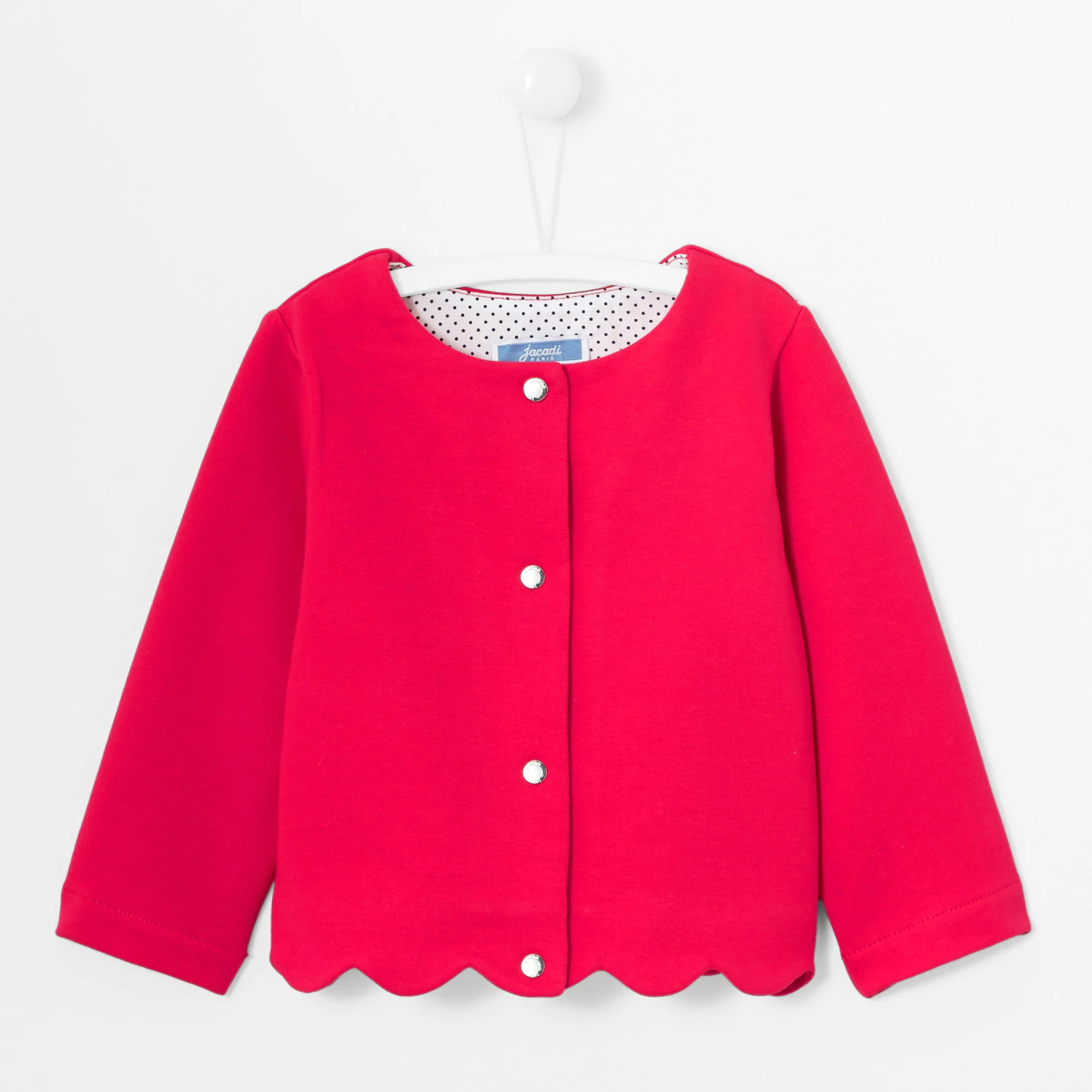 Cardigan bébé fille en molleton